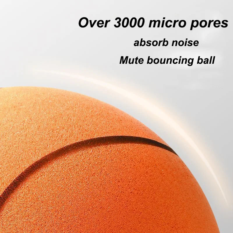 New Bouncing Mute Ball Size 3/5/7 Indoor Silent Basketball No Noise Soft High Density Foam Sports Ball Squeezable Slient Ball