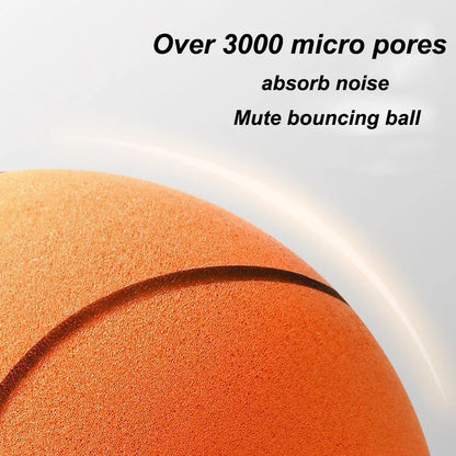 New Bouncing Mute Ball Size 3/5/7 Indoor Silent Basketball No Noise Soft High Density Foam Sports Ball Squeezable Slient Ball